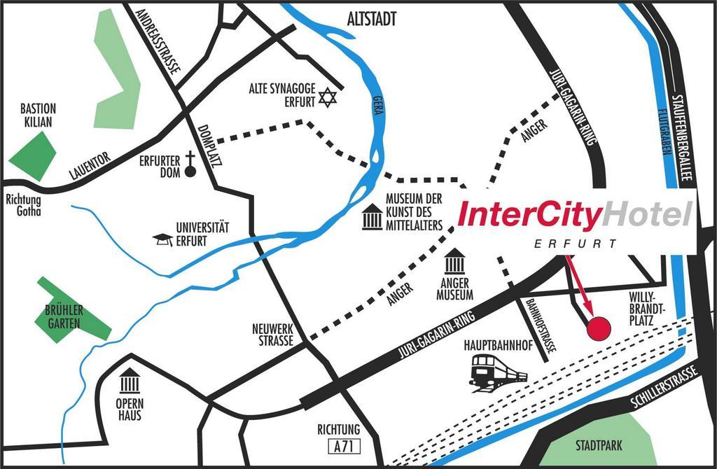 Intercityhotel Erfurt Zewnętrze zdjęcie
